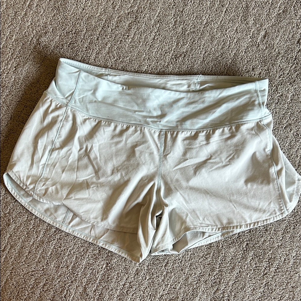 Lululemon Athletica Light Blue Athletic Shorts